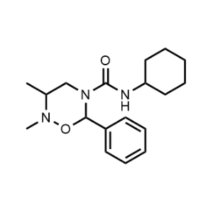 N-Cyclohexyl-2,3-dimethyl-6-phenyl-1,2,5-oxadiazinane-5-carboxamide|CS-1095879