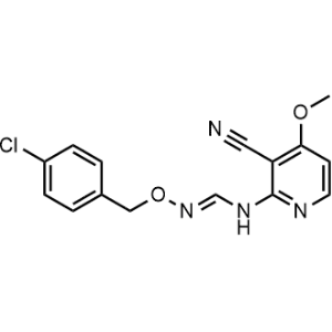 N'-((4-Chlorobenzyl)oxy)-N-(3-cyano-4-methoxypyridin-2-yl)formimidamide|CS-1095992
