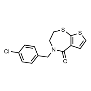 4-(4-Chlorobenzyl)-3,4-dihydrothieno[3,2-f][1,4]thiazepin-5(2H)-one|CS-1096024