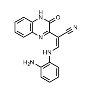 3-((2-Aminophenyl)amino)-2-(3-oxo-3,4-dihydroquinoxalin-2-yl)acrylonitrile|CS-1096048