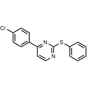 4-(4-Chlorophenyl)-2-(phenylthio)pyrimidine|CS-1096053
