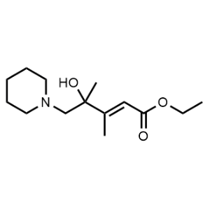 Ethyl 4-hydroxy-3,4-dimethyl-5-(piperidin-1-yl)pent-2-enoate|CS-1096449