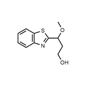 3-(Benzo[d]thiazol-2-yl)-3-methoxypropan-1-ol|CS-1096455