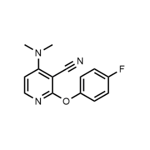 4-(Dimethylamino)-2-(4-fluorophenoxy)nicotinonitrile|CS-1096512