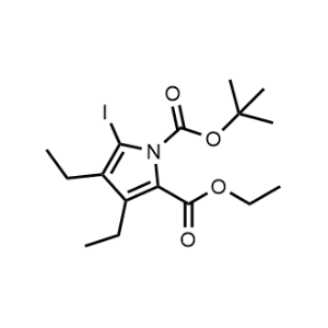 1-(Tert-butyl) 2-ethyl 3,4-diethyl-5-iodo-1H-pyrrole-1,2-dicarboxylate|CS-1096637