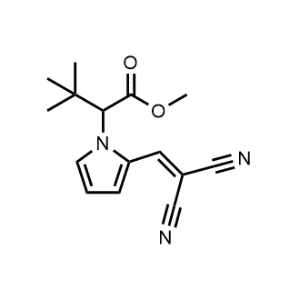 Methyl 2-(2-(2,2-dicyanovinyl)-1H-pyrrol-1-yl)-3,3-dimethylbutanoate|CS-1096674