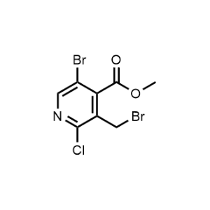 Methyl 5-bromo-3-(bromomethyl)-2-chloro-4-pyridinecarboxylate|CS-1096777