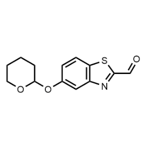 5-((Tetrahydro-2H-pyran-2-yl)oxy)benzo[d]thiazole-2-carbaldehyde|CS-1096801