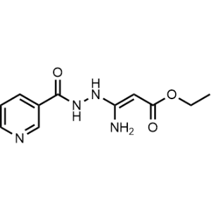 Ethyl 3-amino-3-(2-nicotinoylhydrazinyl)acrylate|CS-1096809