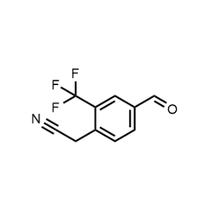 2-(4-Formyl-2-(trifluoromethyl)phenyl)acetonitrile|CS-1096907