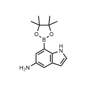 7-(4,4,5,5-tetramethyl-1,3,2-dioxaborolan-2-yl)-1H-indol-5-amine|CS-1097311