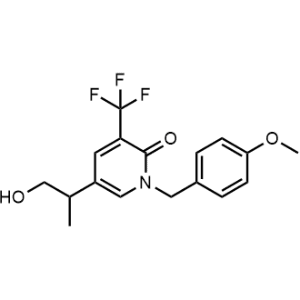 5-(1-Hydroxypropan-2-yl)-1-(4-methoxybenzyl)-3-(trifluoromethyl)pyridin-2(1H)-one|CS-1097328
