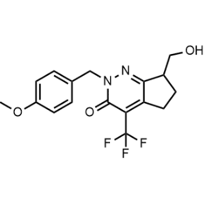 7-(Hydroxymethyl)-2-(4-methoxybenzyl)-4-(trifluoromethyl)-6,7-dihydro-2H-cyclopenta[c]pyridazin-3(5H)-one|CS-1097337