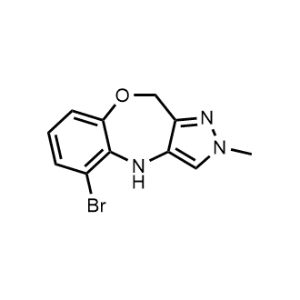 5-Bromo-2-methyl-4,10-dihydro-2H-benzo[b]pyrazolo[4,3-e][1,4]oxazepine|CS-1097388