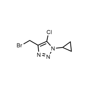 4-(Bromomethyl)-5-chloro-1-cyclopropyl-1H-1,2,3-triazole|CS-1097533