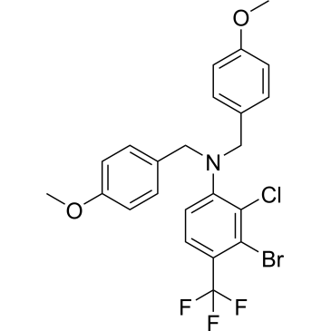 3-Bromo-2-chloro-N,N-bis(4-methoxybenzyl)-4-(trifluoromethyl)aniline|CS-1097584