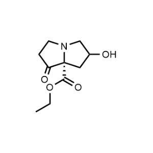 Ethyl (7aS)-6-hydroxy-1-oxotetrahydro-1H-pyrrolizine-7a(5H)-carboxylate|CS-1097635