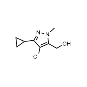 (4-Chloro-3-cyclopropyl-1-methyl-1H-pyrazol-5-yl)methanol|CS-1097908
