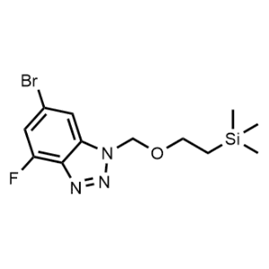6-Bromo-4-fluoro-1-[[2-(trimethylsilyl)ethoxy]methyl]-1H-benzotriazole|CS-1097912