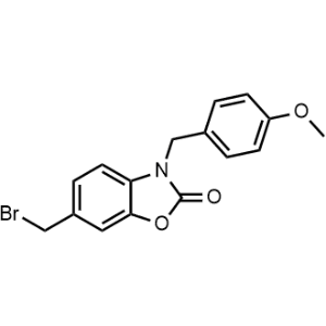 2(3H)-Benzoxazolone, 6-(bromomethyl)-3-[(4-methoxyphenyl)methyl]-|CS-1098082