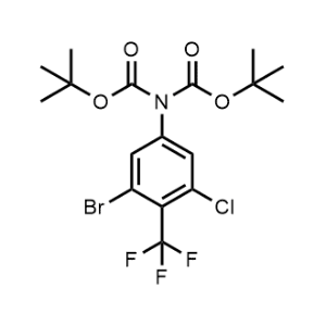 Imidodicarbonic acid, 2-[3-bromo-5-chloro-4-(trifluoromethyl)phenyl]-, 1,3-bis(1,1-dimethylethyl) ester|CS-1098100