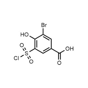 3-Bromo-5-(chlorosulfonyl)-4-hydroxybenzoic acid|CS-1098247