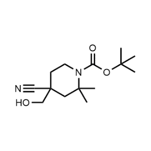 tert-Butyl 4-cyano-4-(hydroxymethyl)-2,2-dimethylpiperidine-1-carboxylate|CS-1098576