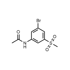 N-(3-Bromo-5-(methylsulfonyl)phenyl)acetamide|CS-1098691