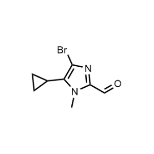 4-Bromo-5-cyclopropyl-1-methyl-1H-imidazole-2-carbaldehyde|CS-1098701