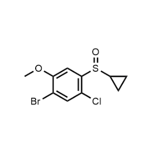 1-Bromo-5-chloro-4-(cyclopropylsulfinyl)-2-methoxybenzene|CS-1098735