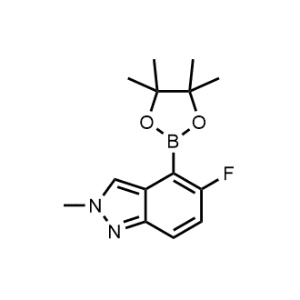 5-Fluoro-2-methyl-4-(4,4,5,5-tetramethyl-1,3,2-dioxaborolan-2-yl)-2H-indazole|CS-1098787