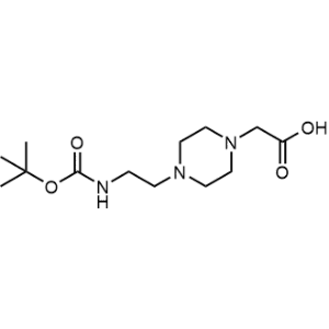 2-(4-(2-((tert-Butoxycarbonyl)amino)ethyl)piperazin-1-yl)acetic acid|CS-1099079