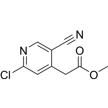 Methyl 2-(2-chloro-5-cyanopyridin-4-yl)acetate|CS-1099466