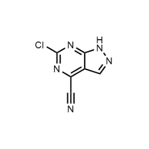 6-Chloro-1H-pyrazolo[3,4-d]pyrimidine-4-carbonitrile|CS-1099587