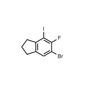 1H-Indene, 6-bromo-5-fluoro-2,3-dihydro-4-iodo-|CS-1099609