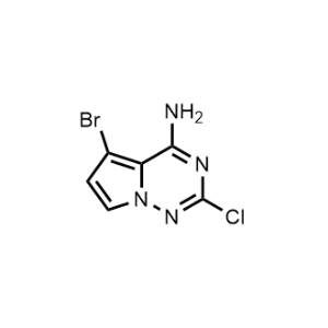 5-Bromo-2-chloropyrrolo[2,1-f][1,2,4]triazin-4-amine|CS-1100695
