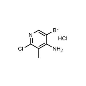 4-Pyridinamine, 5-bromo-2-chloro-3-methyl-, hydrochloride 1:1|CS-1100794