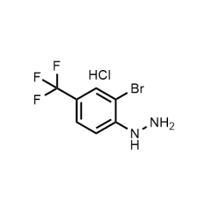 Hydrazine, [2-bromo-4-(trifluoromethyl)phenyl]-, hydrochloride 1:1|CS-1100824