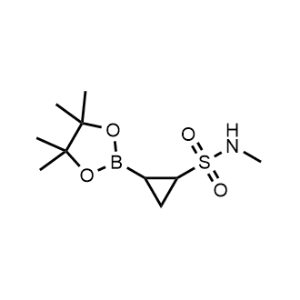 N-Methyl-2-(4,4,5,5-tetramethyl-1,3,2-dioxaborolan-2-yl)cyclopropane-1-sulfonamide|CS-1100854
