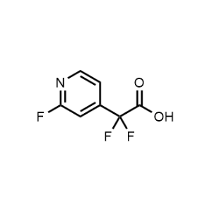 2,2-Difluoro-2-(2-fluoropyridin-4-yl)acetic acid|CS-1100892