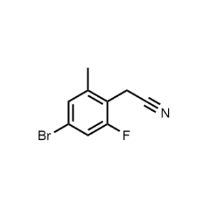 2-(4-Bromo-2-fluoro-6-methylphenyl)acetonitrile|CS-1100921