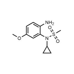 Methanesulfonamide, N-(2-amino-5-methoxyphenyl)-N-cyclopropyl-|CS-1101049