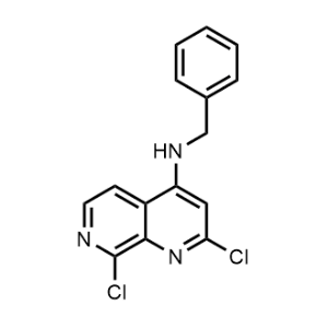 N-Benzyl-2,8-dichloro-1,7-naphthyridin-4-amine|CS-1101066