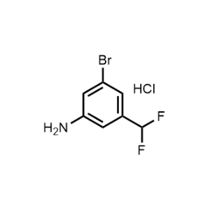 Benzenamine, 3-bromo-5-(difluoromethyl)-, hydrochloride 1:1|CS-1101100