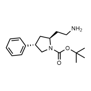 (2S,4S)-tert-Butyl 2-(2-aminoethyl)-4-phenylpyrrolidine-1-carboxylate|CS-1101211