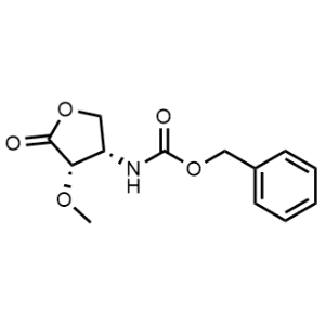 Benzyl ((3S,4S)-4-methoxy-5-oxotetrahydrofuran-3-yl)carbamate|CS-1101220