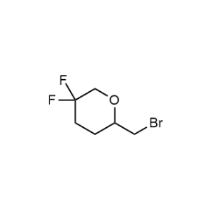 2-(Bromomethyl)-5,5-difluorotetrahydro-2H-pyran|CS-1101628