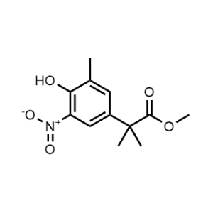 Methyl 4-hydroxy-α,α,3-trimethyl-5-nitrobenzeneacetate|CS-1101920