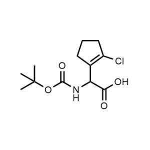 2-((Tert-butoxycarbonyl)amino)-2-(2-chlorocyclopent-1-en-1-yl)acetic acid|CS-1102109