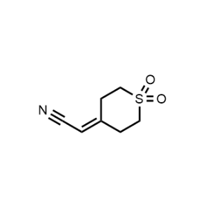 2-(1,1-Dioxidotetrahydro-4H-thiopyran-4-ylidene)acetonitrile|CS-1102304